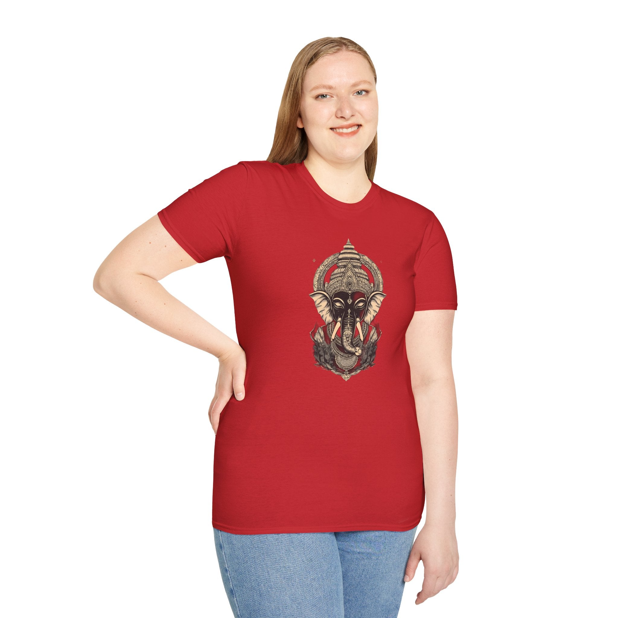Elephant Mandala T-Shirt — Spiritual Ganesha Graphic Tee