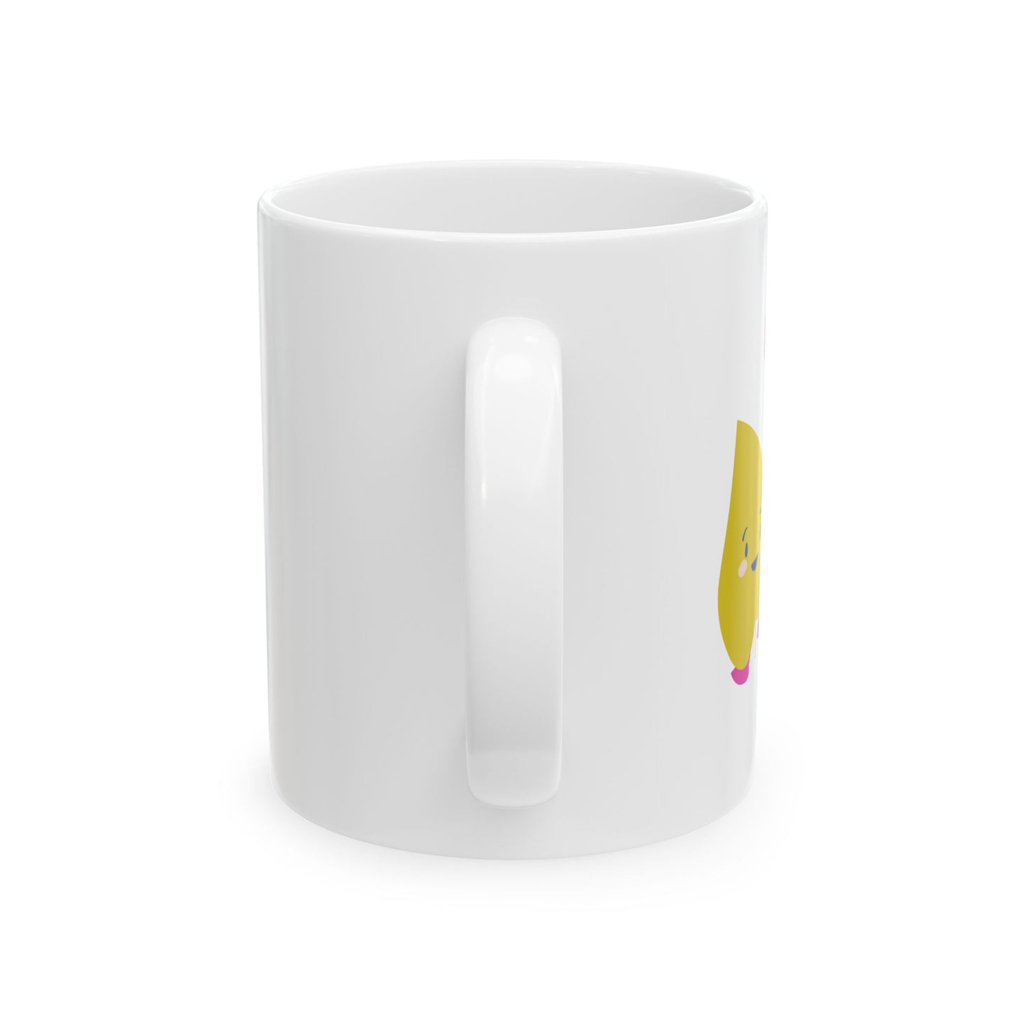 Cute Ceramic Mug with Adorable Character, Perfect Gift for Friends, For Coffee or Tea Lovers, Great for Birthdays, Cheerful Home Decor