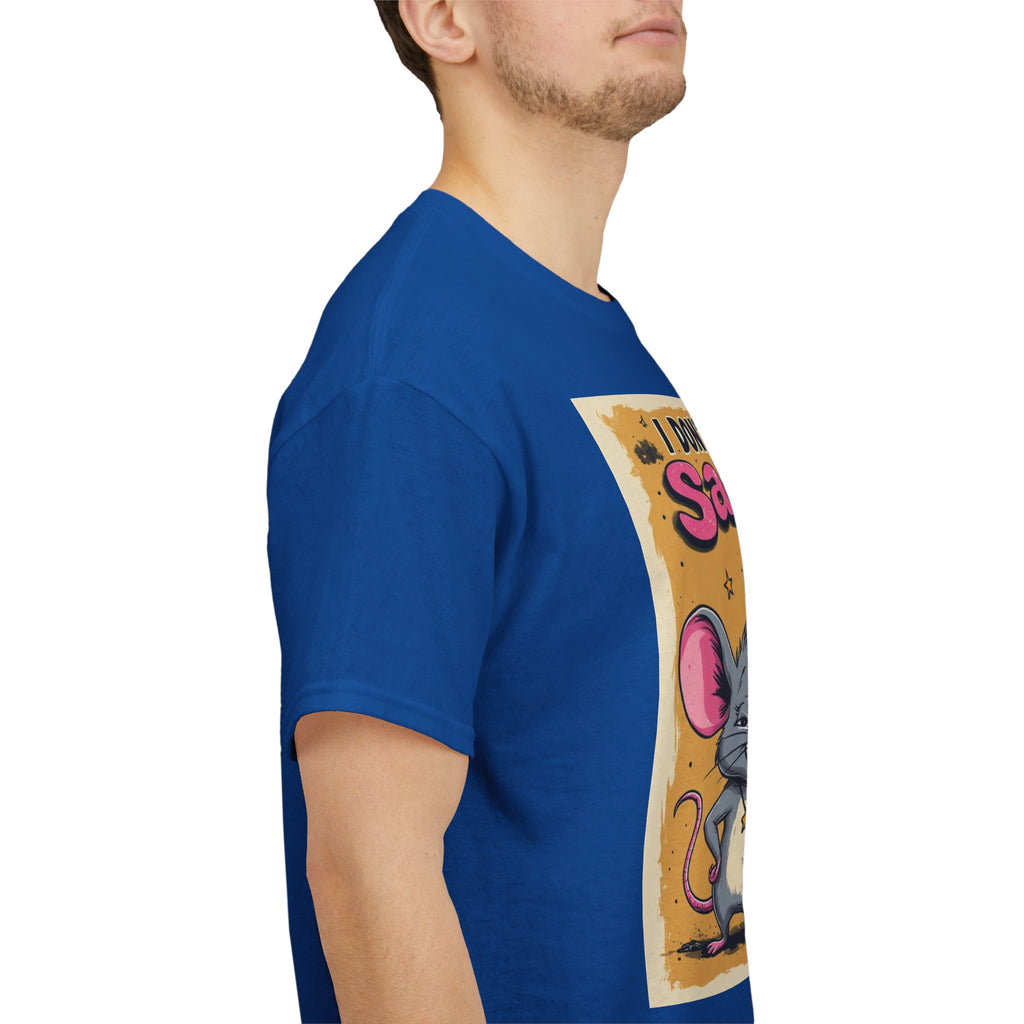 I Don't Give A Snair! Tee — Funny Mouse & Cat Graphic T-Shirt