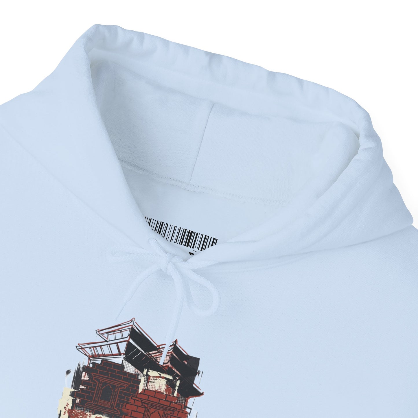 Hoodie — Vintage Urban Industrial Building Graphic Hoodie (Architectural Sketch)