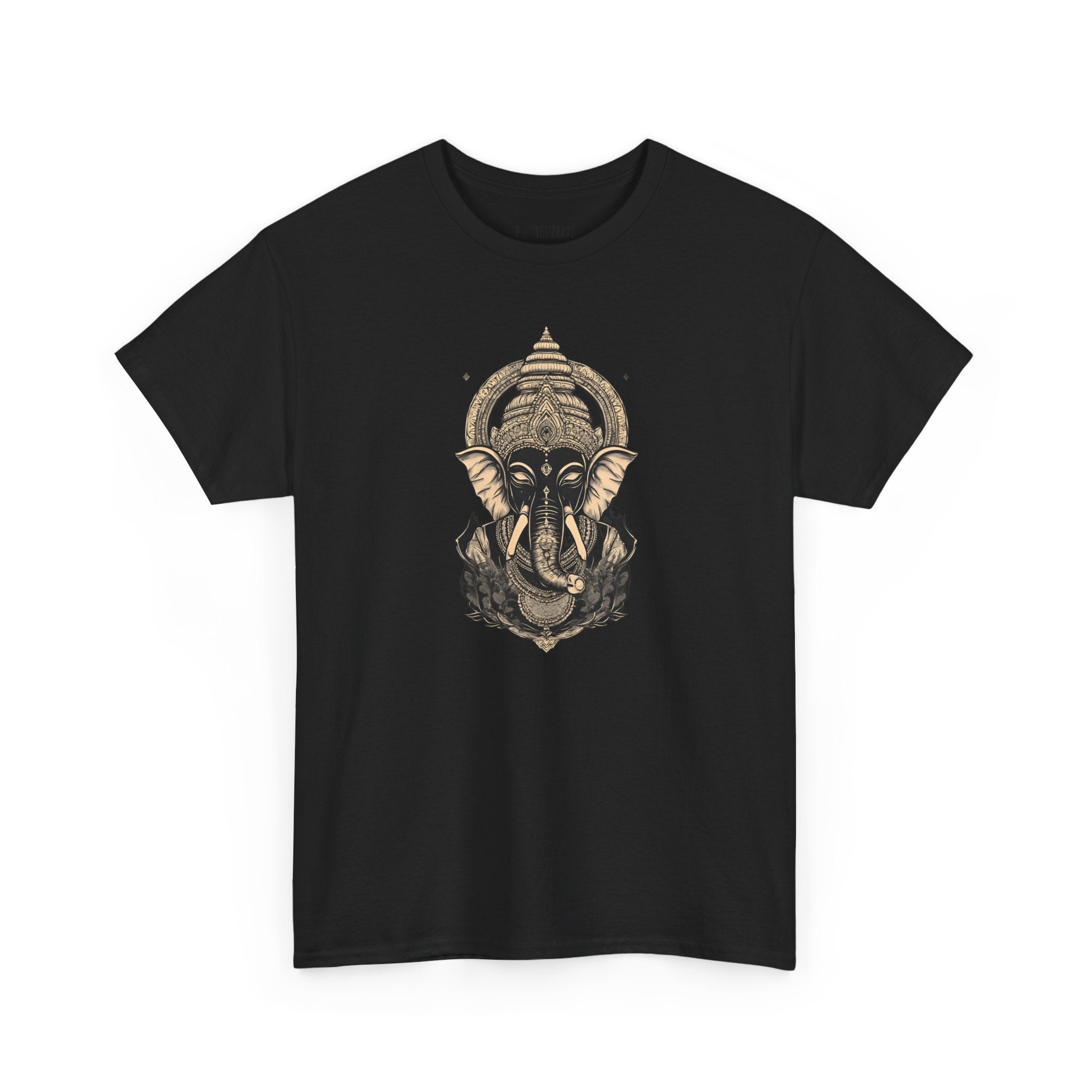 Elephant Mandala T‑Shirt — Spiritual Ganesha-Inspired Graphic Tee