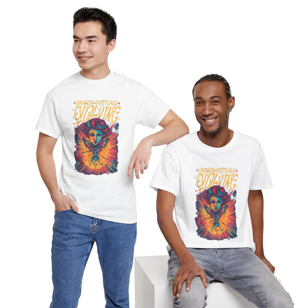 Evolving Alien Graphic Tee — "Unnaturally Evolving" Sci‑Fi Art T-Shirt