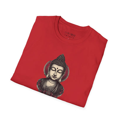 Buddha Portrait Tee — Zen Meditation Graphic T-Shirt