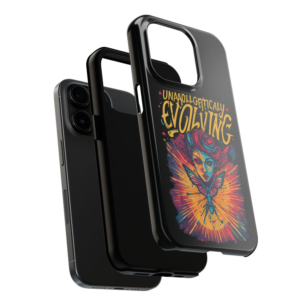 Evolving Butterfly Phone Case — "Unapologetically Evolving" Artistic Protective Case