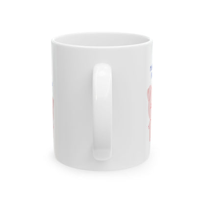 Missing You Pig Time Mug | Cute Pig Coffee Cup | Perfect Gift for Animal Lovers, Birthdays, or Just Because