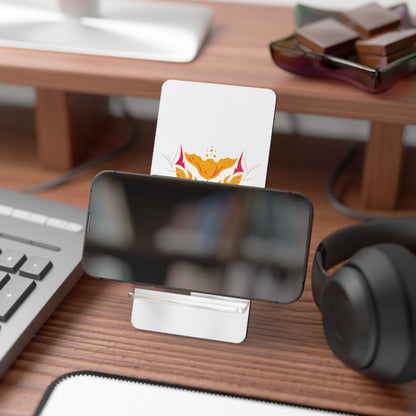 Stylish Smartphone Stand, Decorative Phone Holder, Unique Desk Accessory, Mobile Display Stand, Office Gift Idea, Floral Design