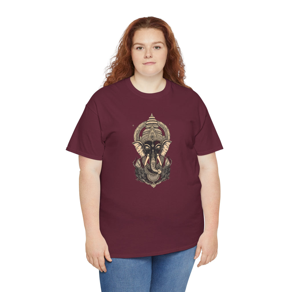 Elephant Mandala T‑Shirt — Spiritual Ganesha-Inspired Graphic Tee