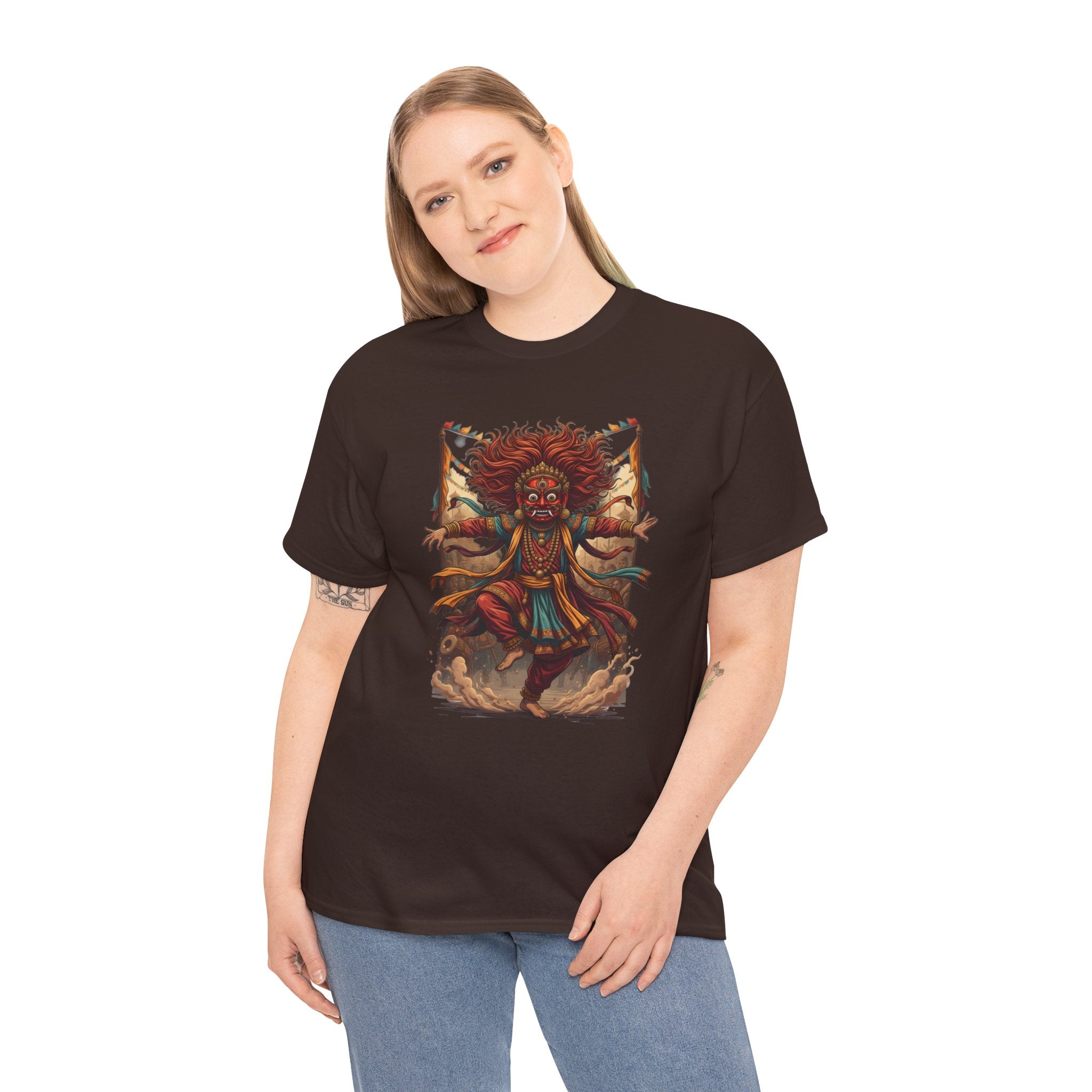 T-Shirt — Tribal Dancer Graphic Tee (Native Spirit Warrior Art)