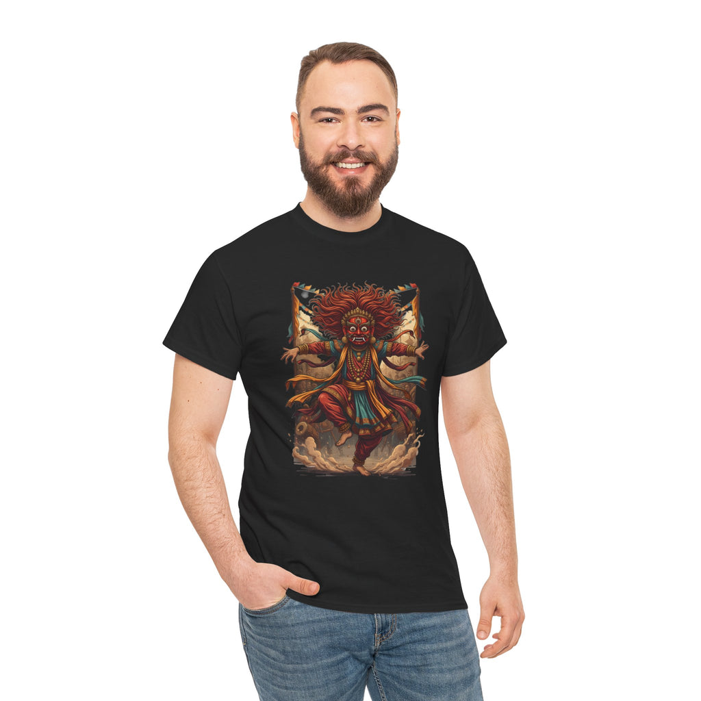 T-Shirt — Tribal Dancer Graphic Tee (Native Spirit Warrior Art)