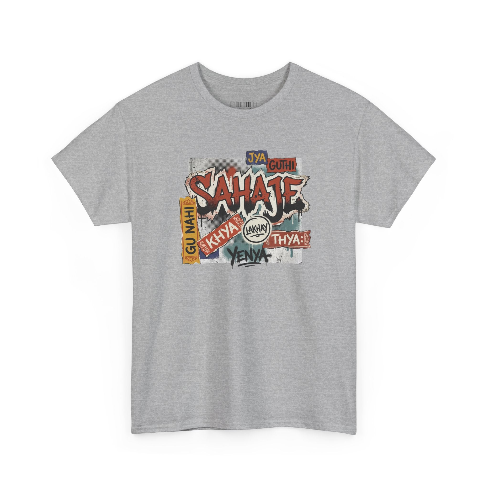 Shahje Graffiti Logo Tee - Urban Retro Streetwear T-Shirt