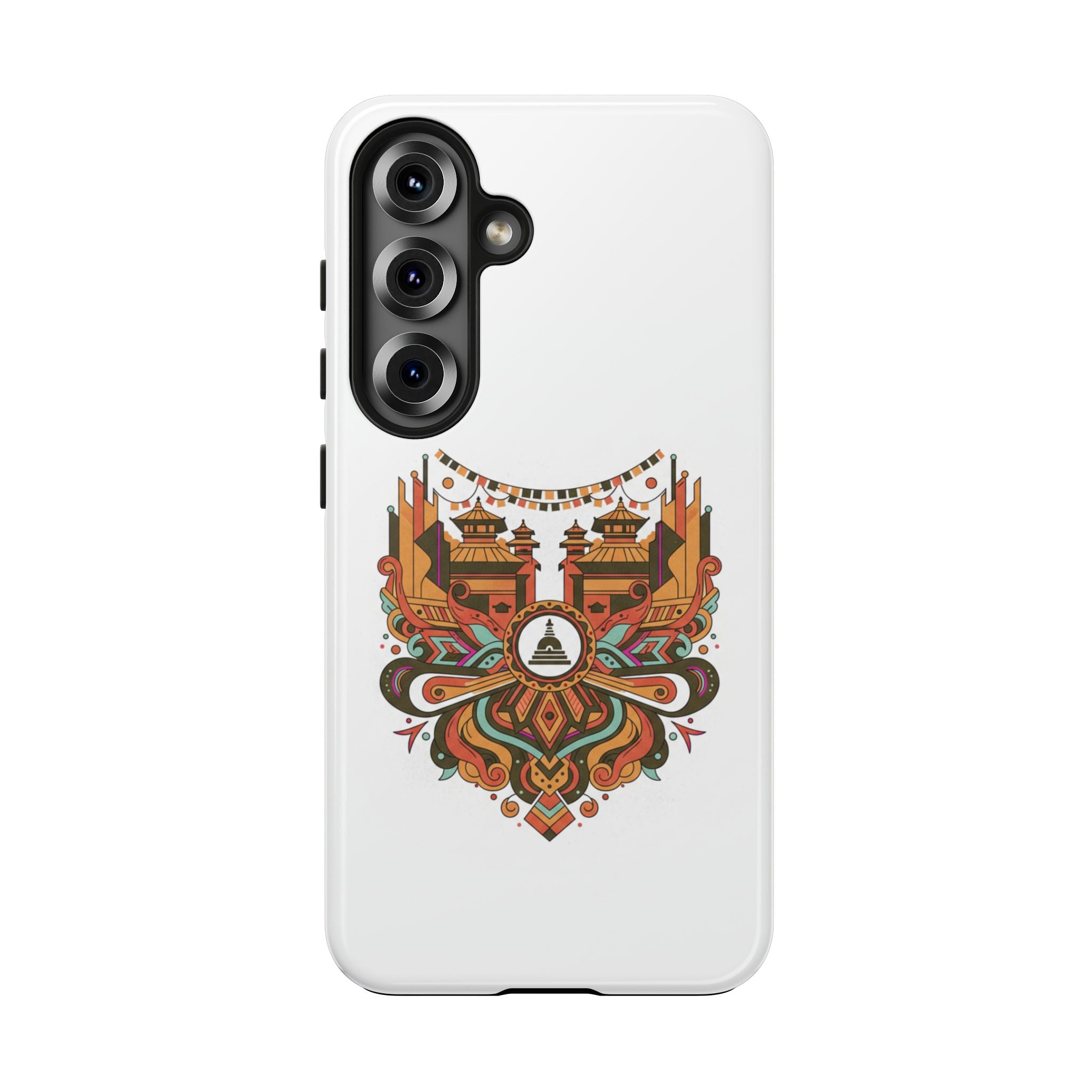 Tough Phone Case — Vintage Temple Mandala Design