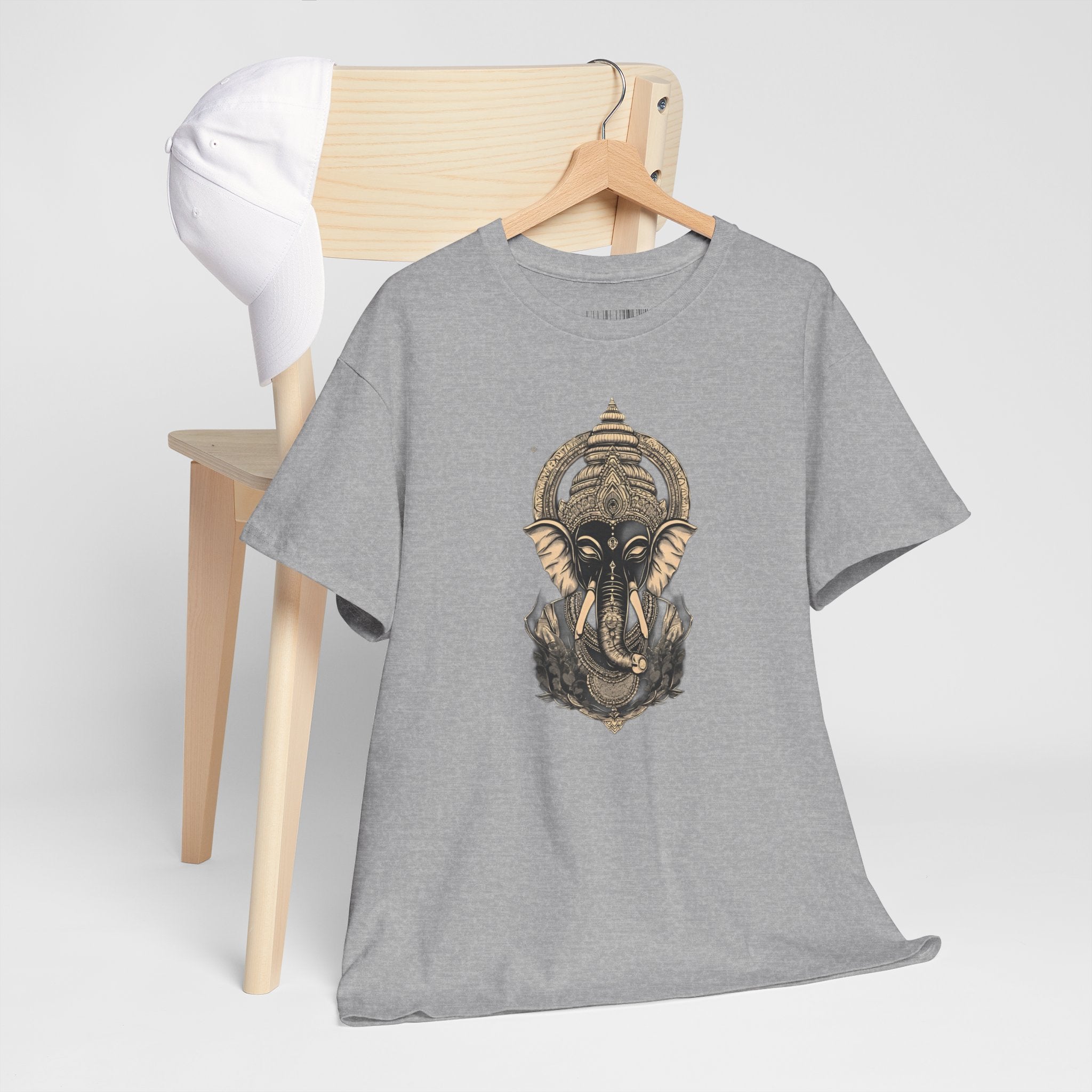 Elephant Mandala T‑Shirt — Spiritual Ganesha-Inspired Graphic Tee