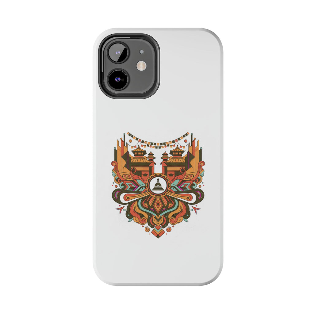 Tough Phone Case — Vintage Temple Mandala Design