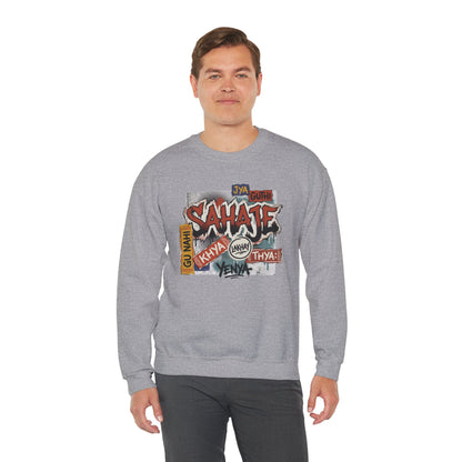 Sahajee Graphic Crewneck Sweatshirt — Urban Tagline Streetwear