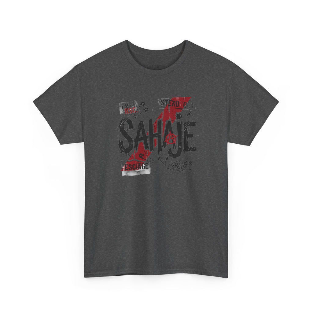 Sahaje Graphic Tee — Street Art Urban Casual T-Shirt