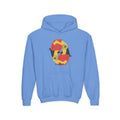 Youth Hoodie with Geometric Squirrel Art – 'Squirrel' Colorful Kids Pullover