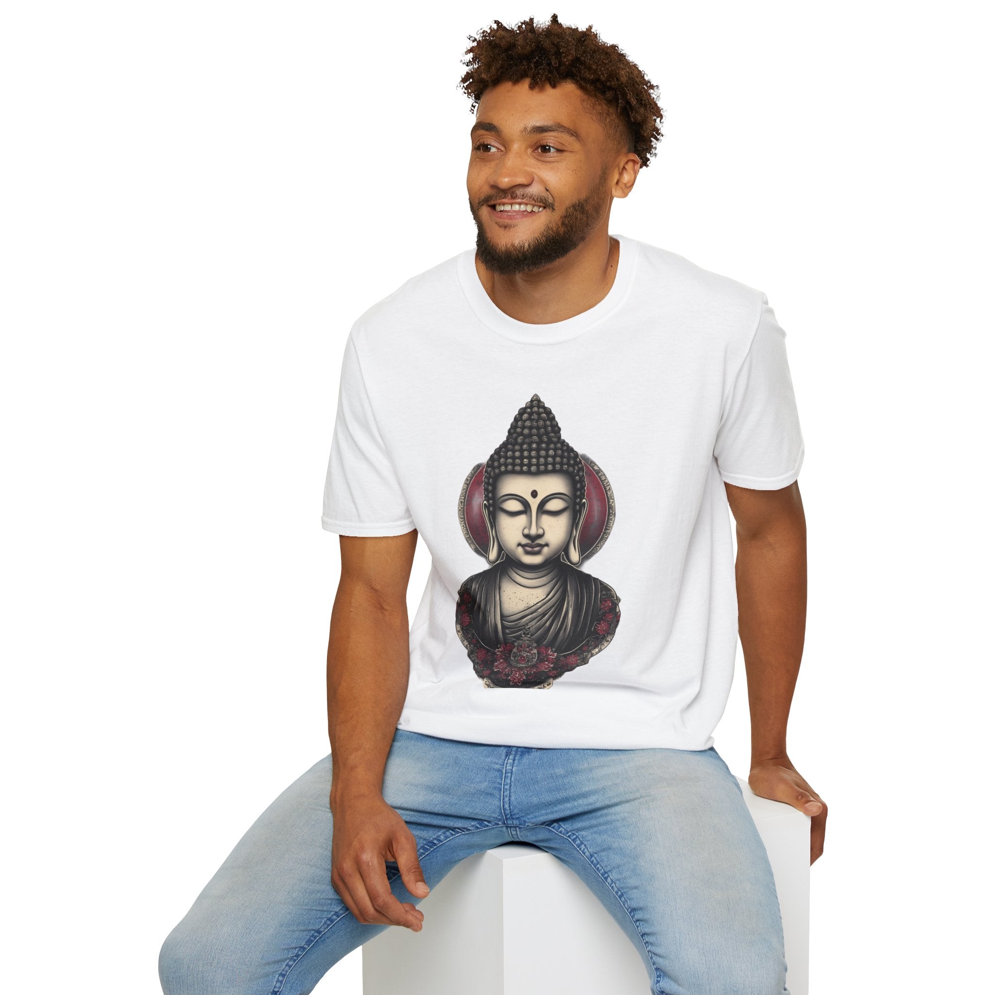 Buddha Portrait T-Shirt — Zen Meditation Graphic Tee