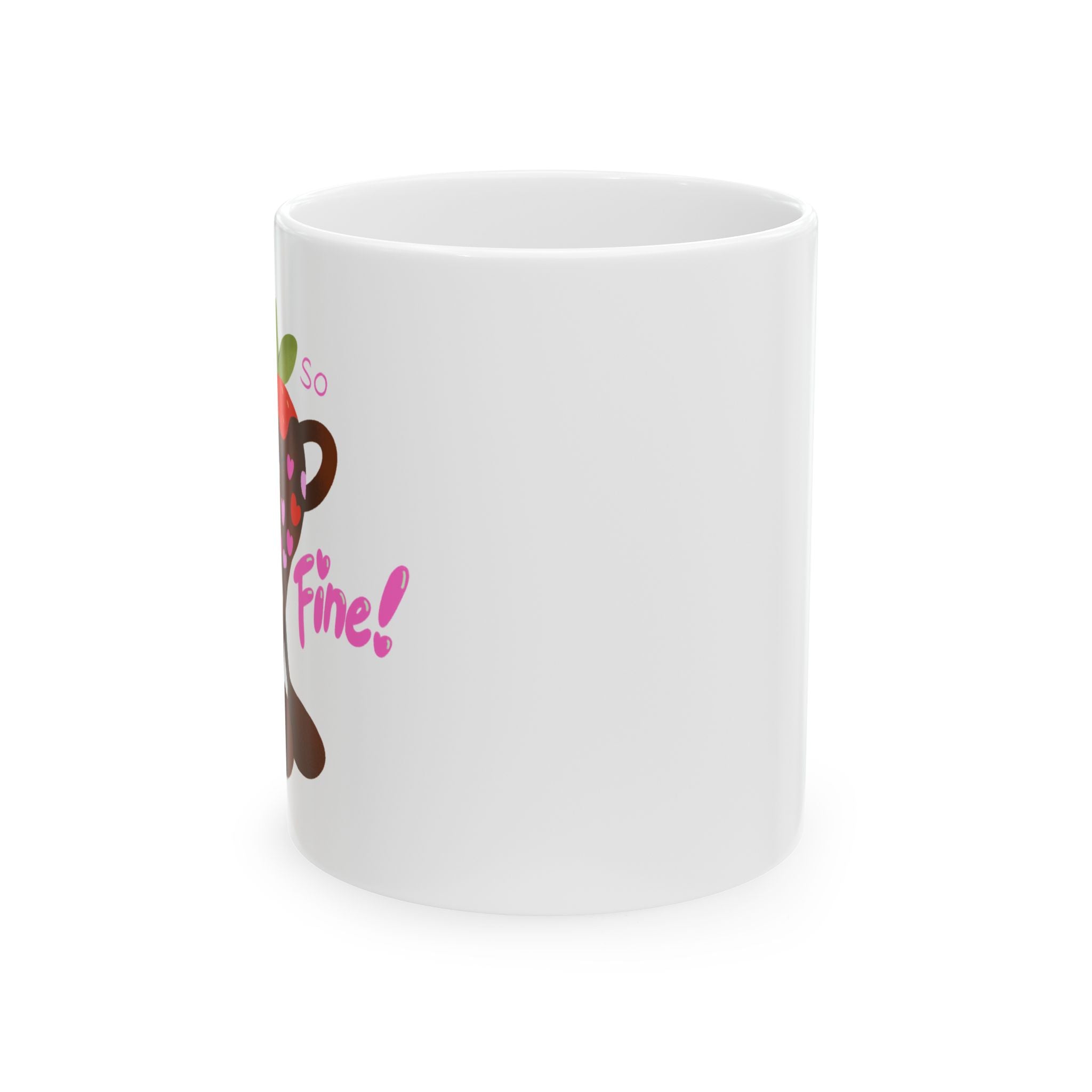 Cute Coffee Mug - So Fine! Perfect Gift for Friends, Home Office, Birthday, Cute Animal Lover, Fun Decor