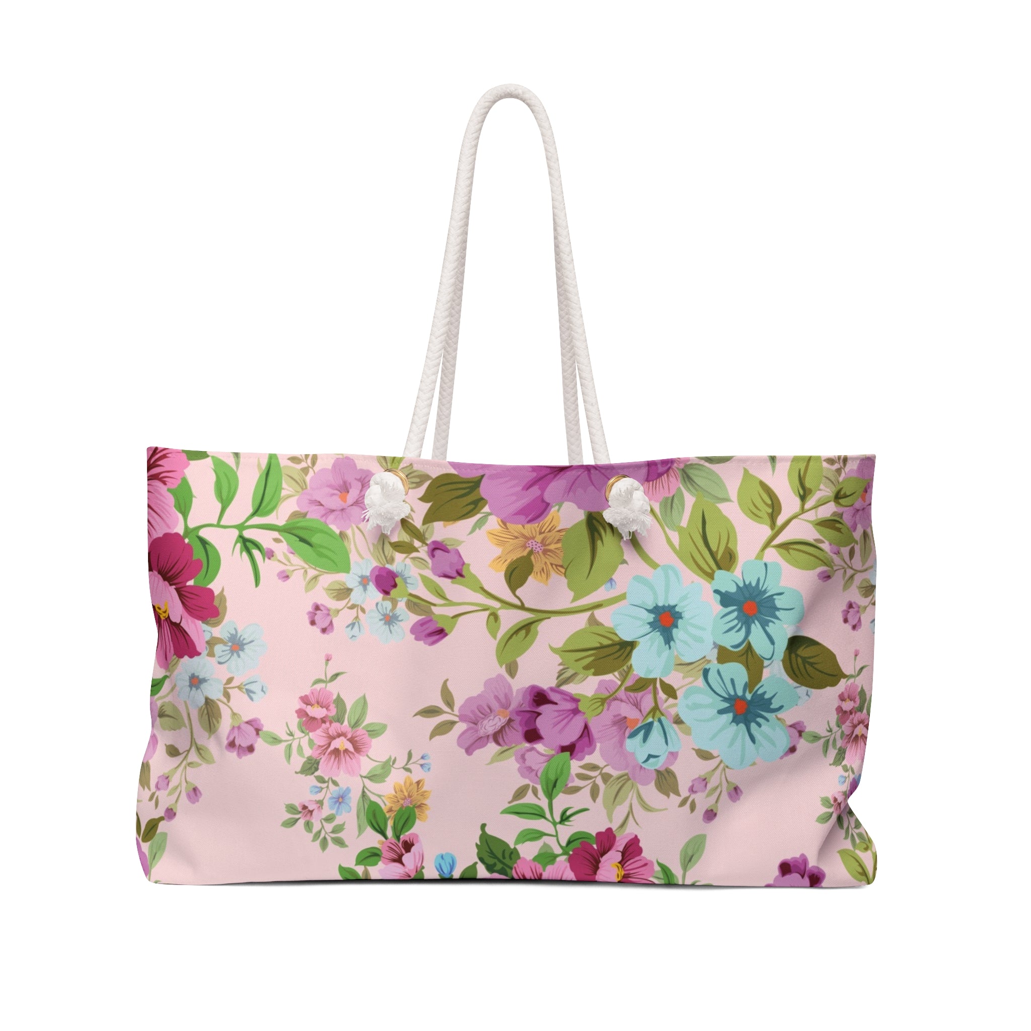 Floral Weekender Bag, Stylish Travel Tote, Weekend Getaway, Gym Bag, Beach Bag, Mother’s Day Gift