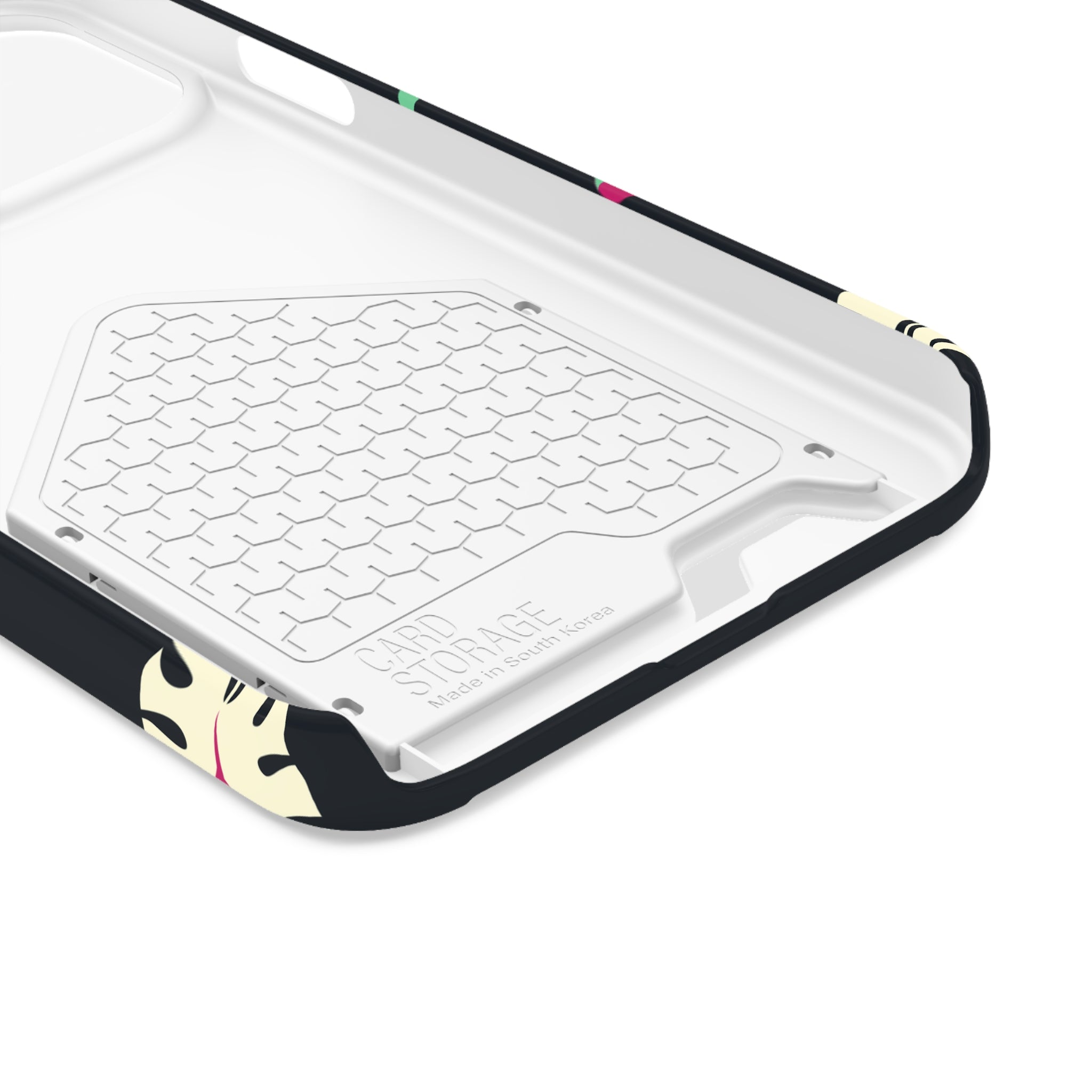 Vibrant Phone Case with Card Holder, Stylish Phone Accessory, Colorful Gift for Her, Boho Phone Cover, Trendy Mobile Case