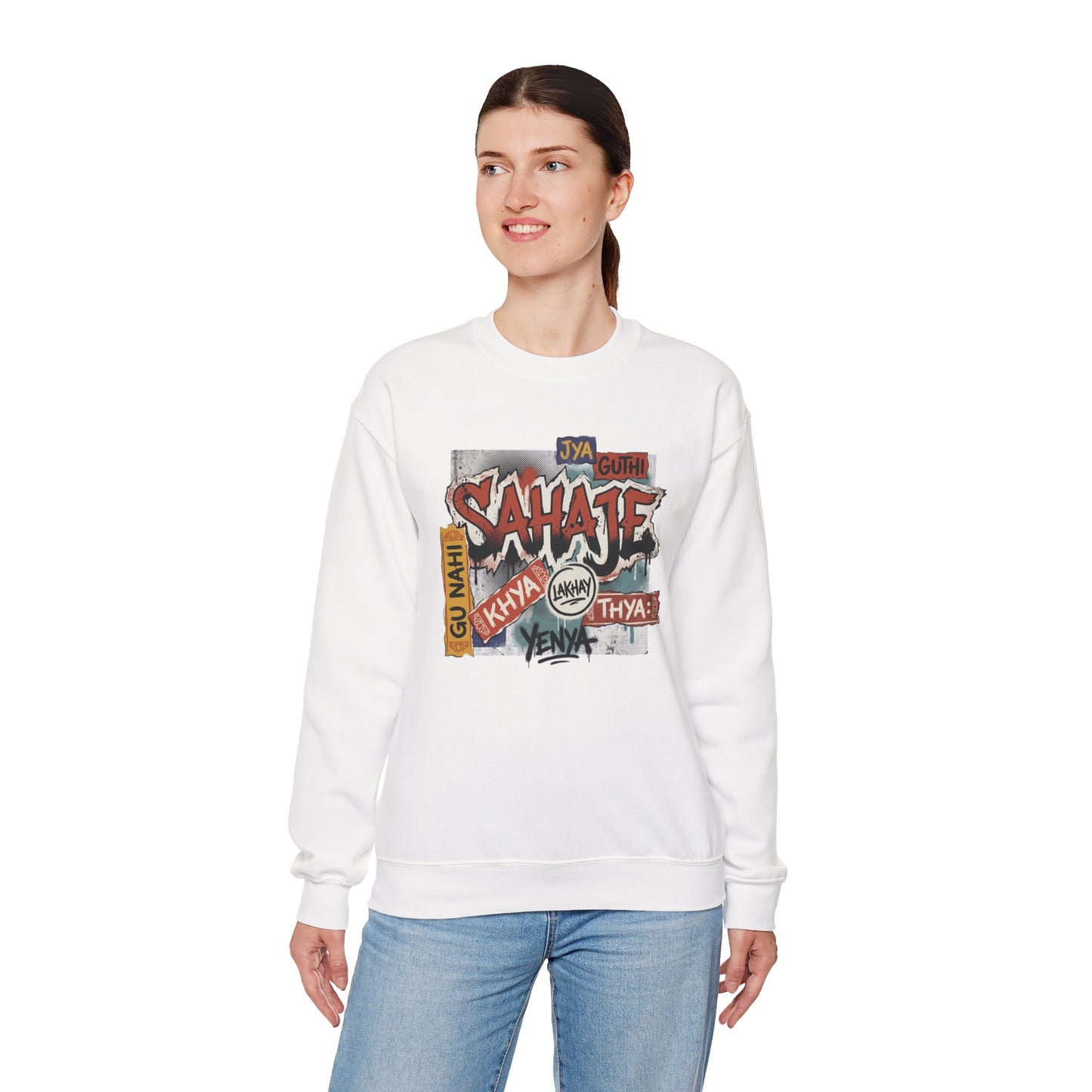 Sahajee Graphic Crewneck Sweatshirt — Urban Tagline Streetwear