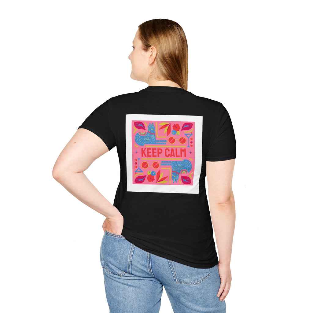 Keep Calm Floral Graphic T-Shirt