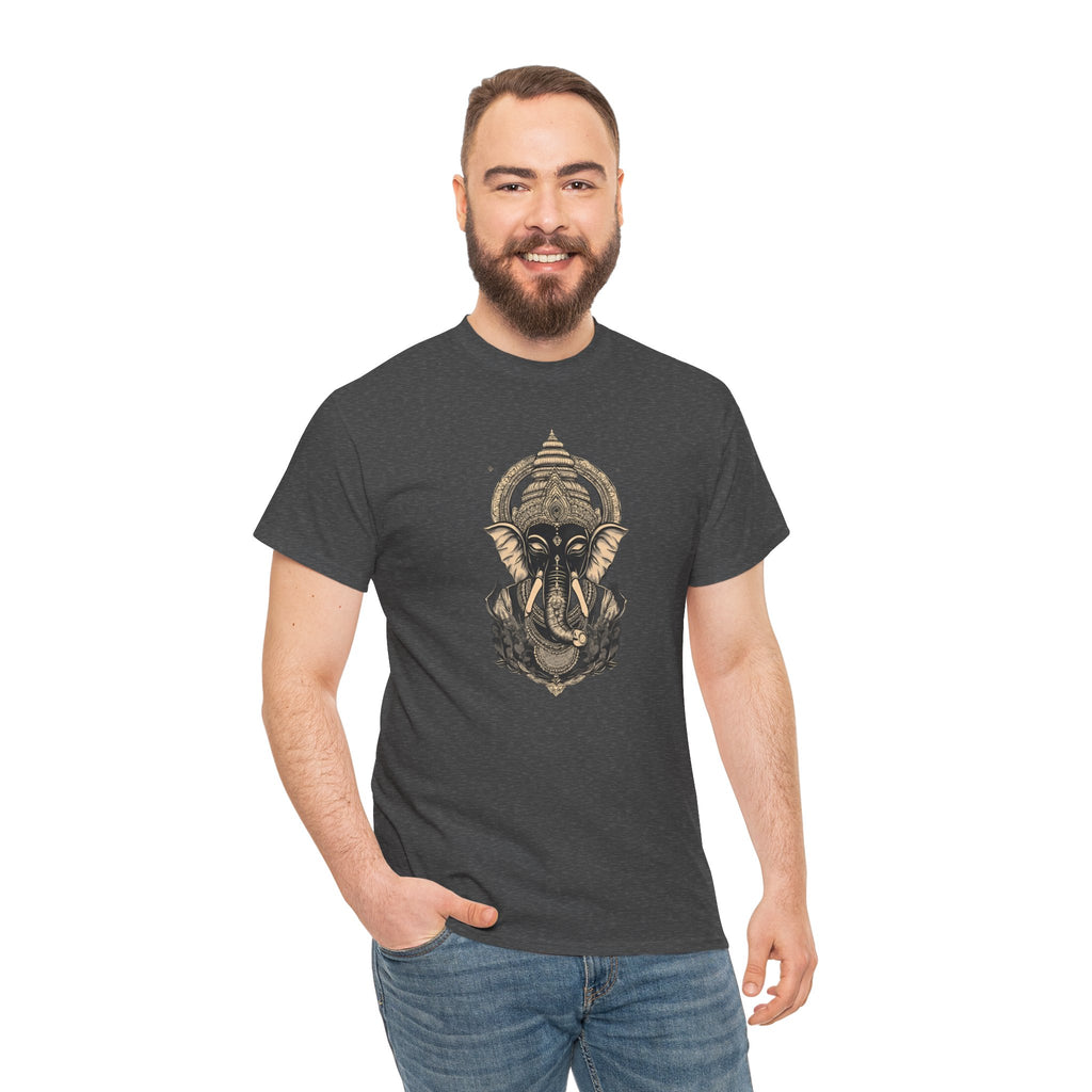 Elephant Mandala T‑Shirt — Spiritual Ganesha-Inspired Graphic Tee
