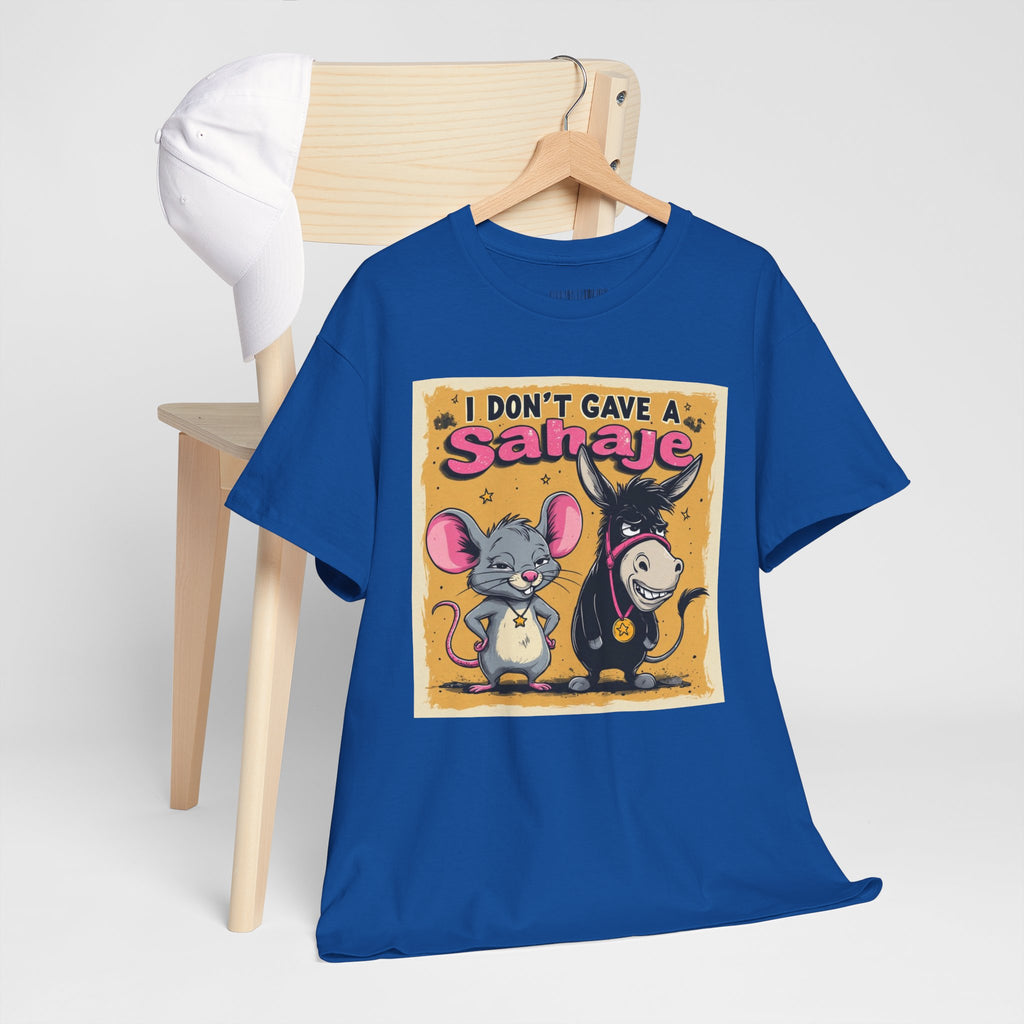 I Don't Give A Snair! Tee — Funny Mouse & Cat Graphic T-Shirt