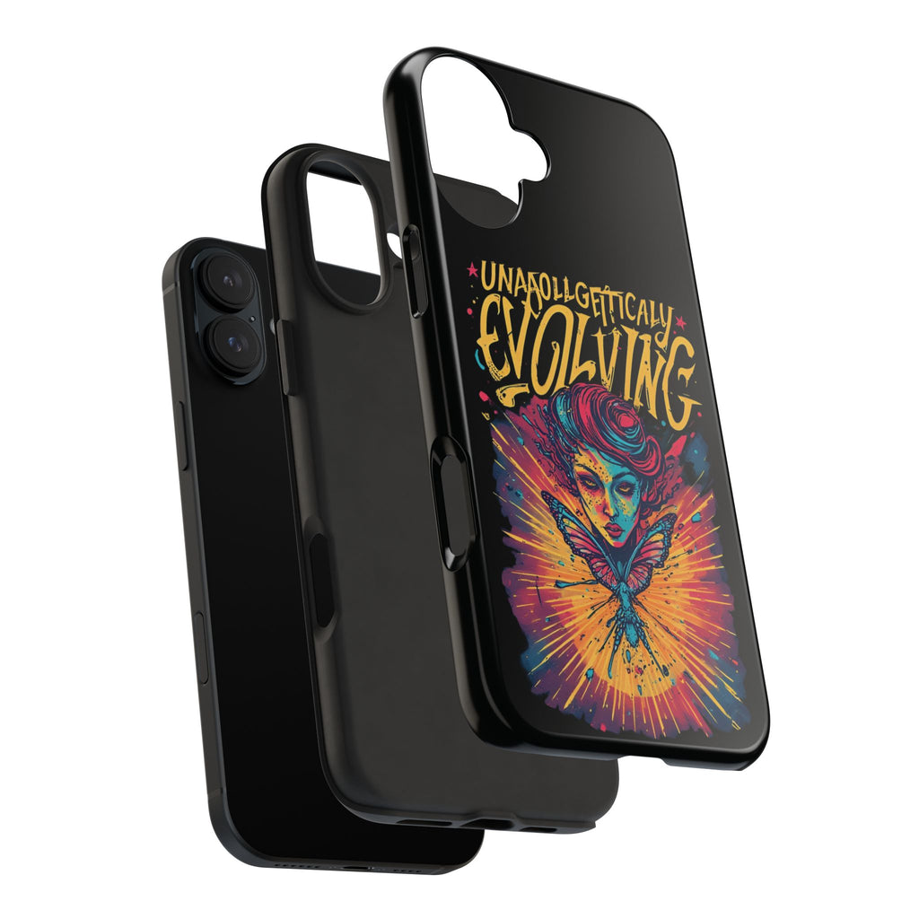 Evolving Butterfly Phone Case — "Unapologetically Evolving" Artistic Protective Case