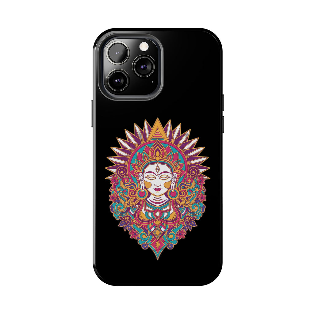 Buddha Mandala Tough Phone Case — Protective Spiritual iPhone Cover