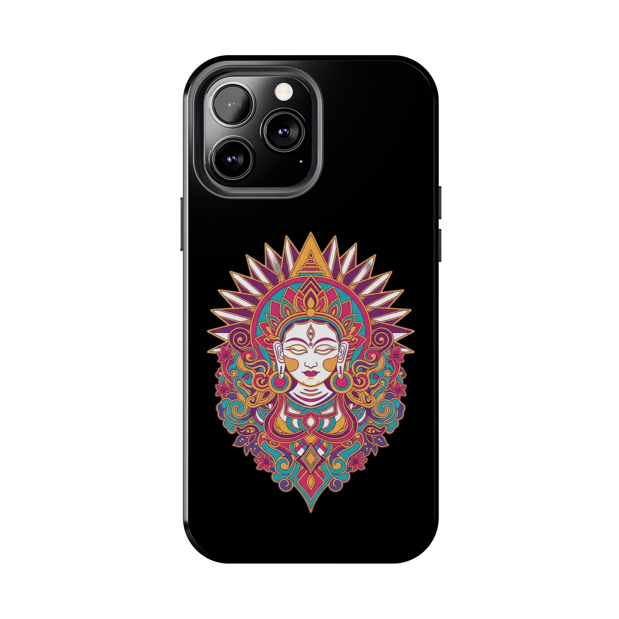 Buddha Mandala Tough Phone Case — Protective Spiritual iPhone Cover