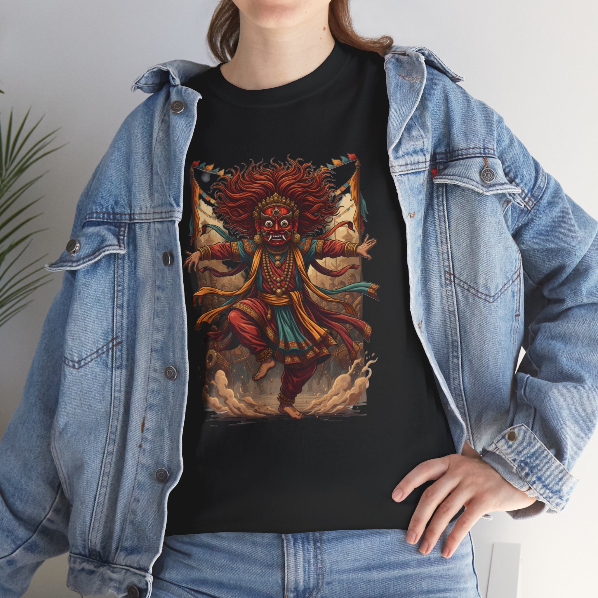 T-Shirt — Tribal Dancer Graphic Tee (Native Spirit Warrior Art)