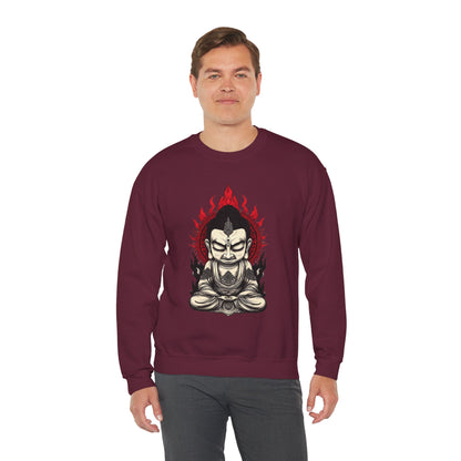 Buddha Flame Crewneck Sweatshirt