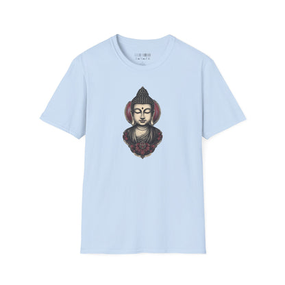 Buddha Portrait Tee — Zen Meditation Graphic T-Shirt