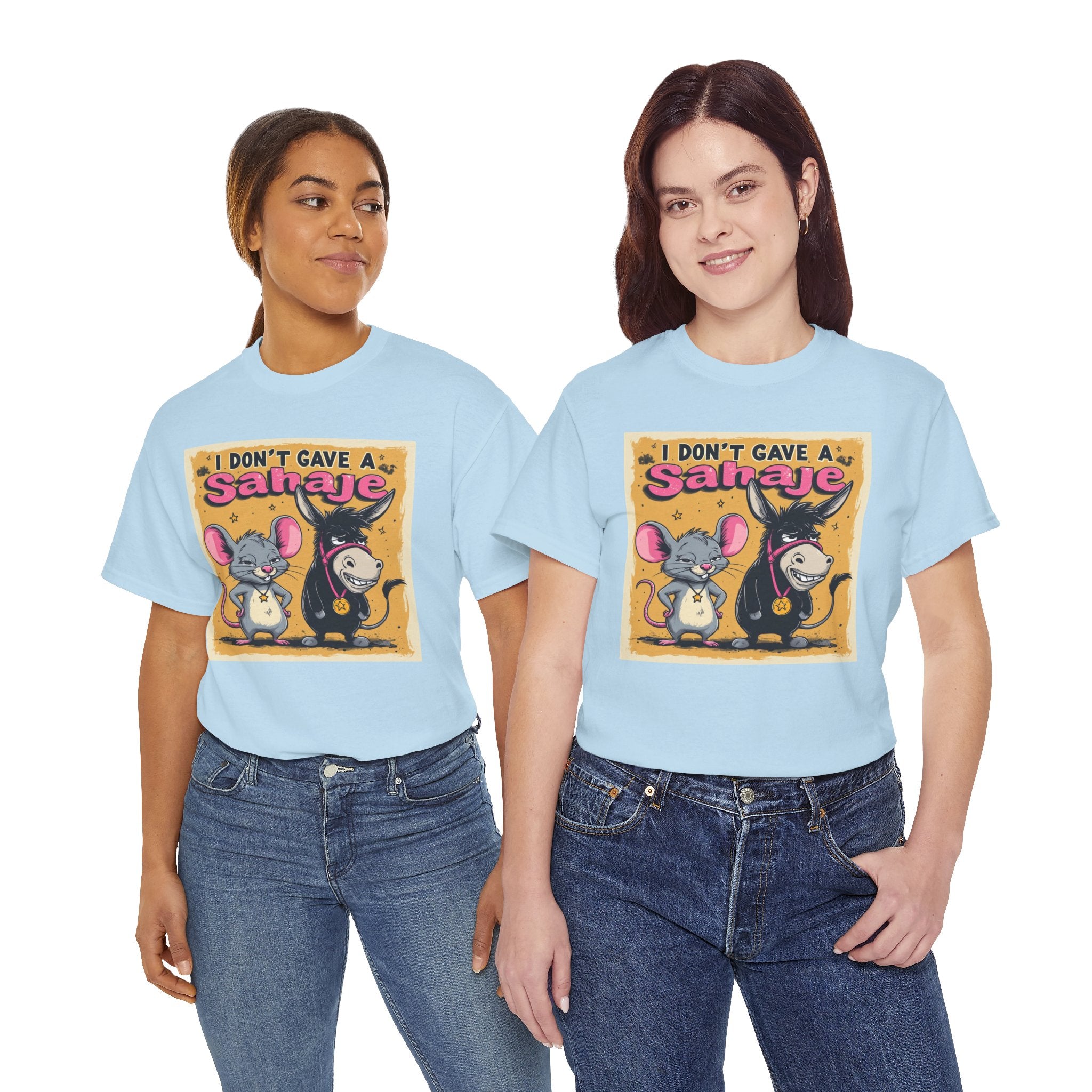 I Don't Give A Snair! Tee — Funny Mouse & Cat Graphic T-Shirt