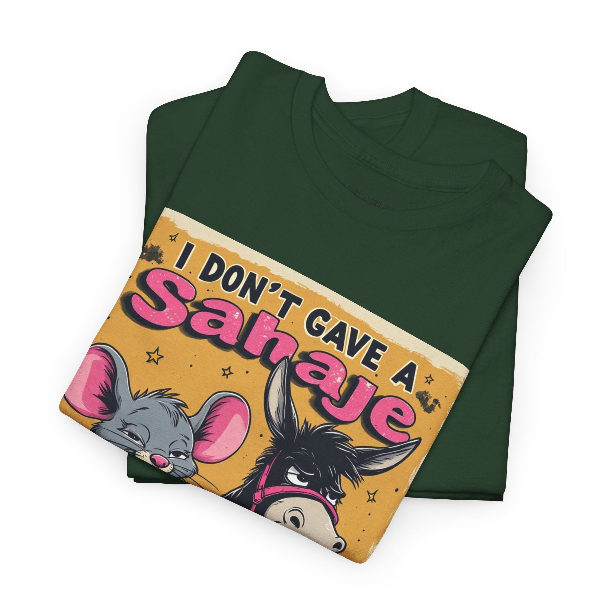 I Don't Give A Snair! Tee — Funny Mouse & Cat Graphic T-Shirt