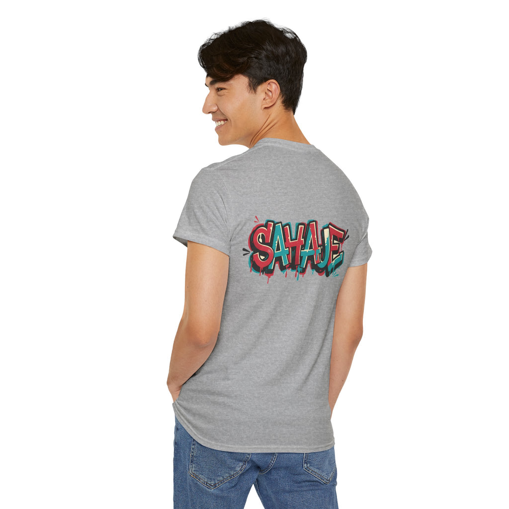 Graffiti "SAVAJE" Tee - Urban Streetwear Graphic T-Shirt