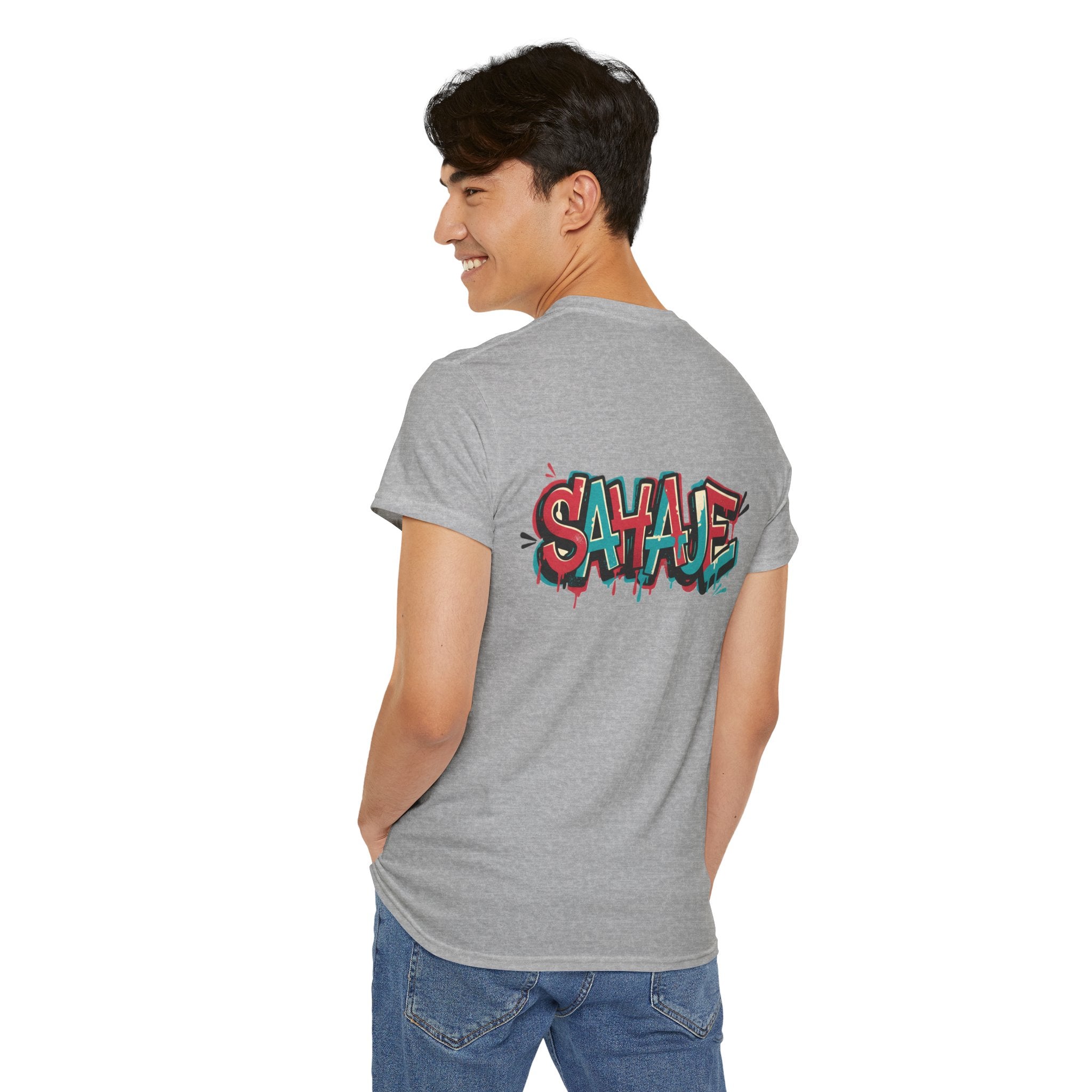 Graffiti "SAVAJE" Tee - Urban Streetwear Graphic T-Shirt