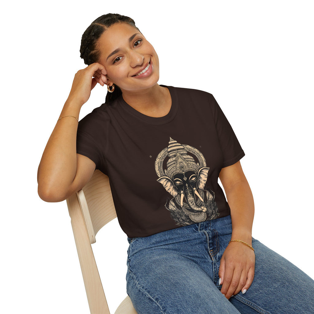 Ganesha Elephant Graphic T-Shirt