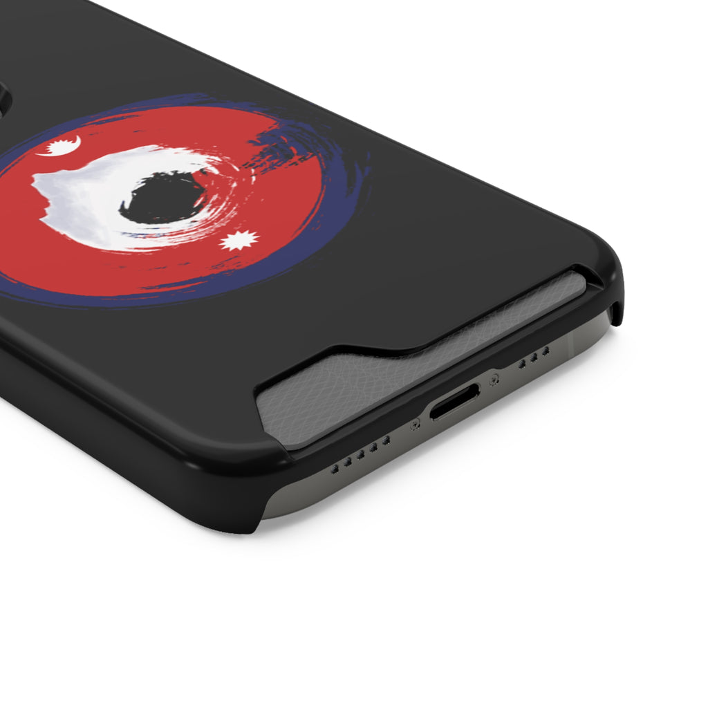 Sleek Phone Case with Card Holder – Unique Design, Gift for Students, Stylish Accessory, Everyday Use, Functional & Fashionable