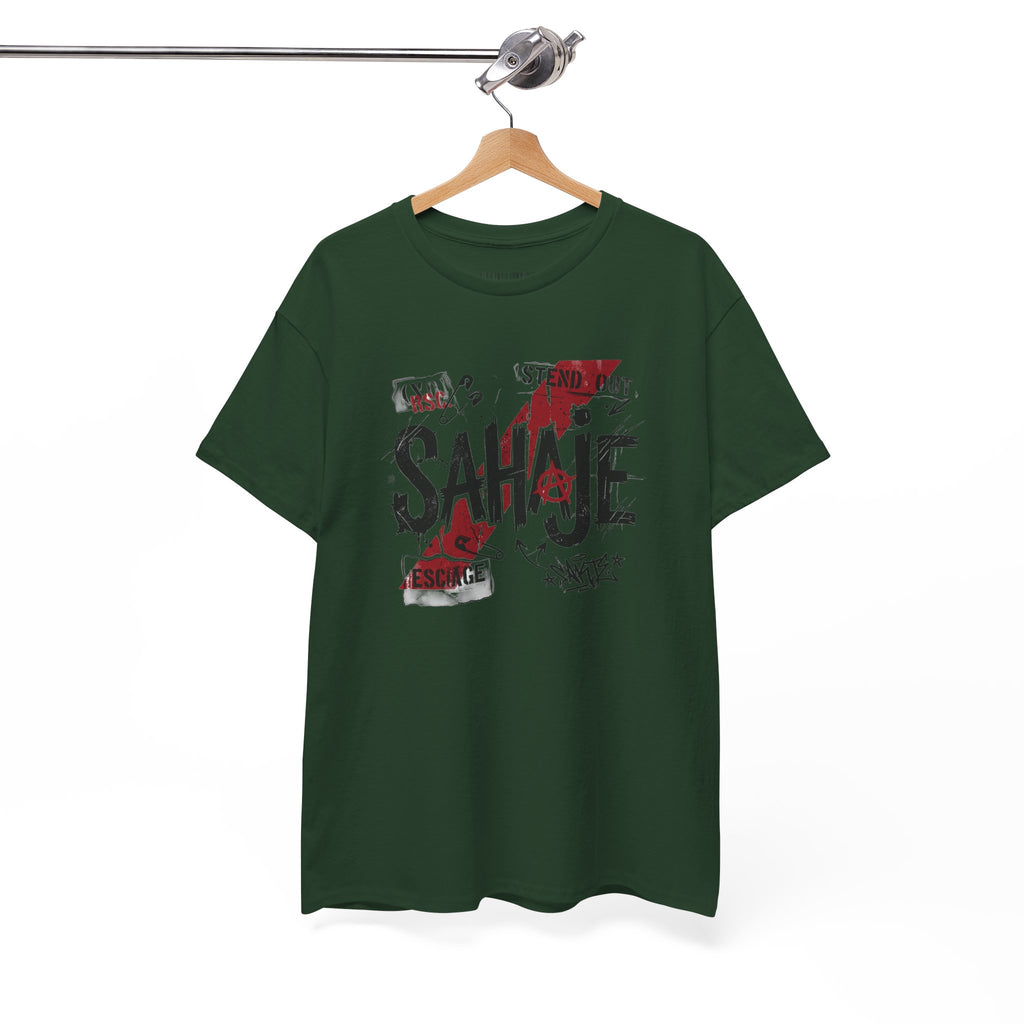 Sahaje Graphic Tee — Street Art Urban Casual T-Shirt