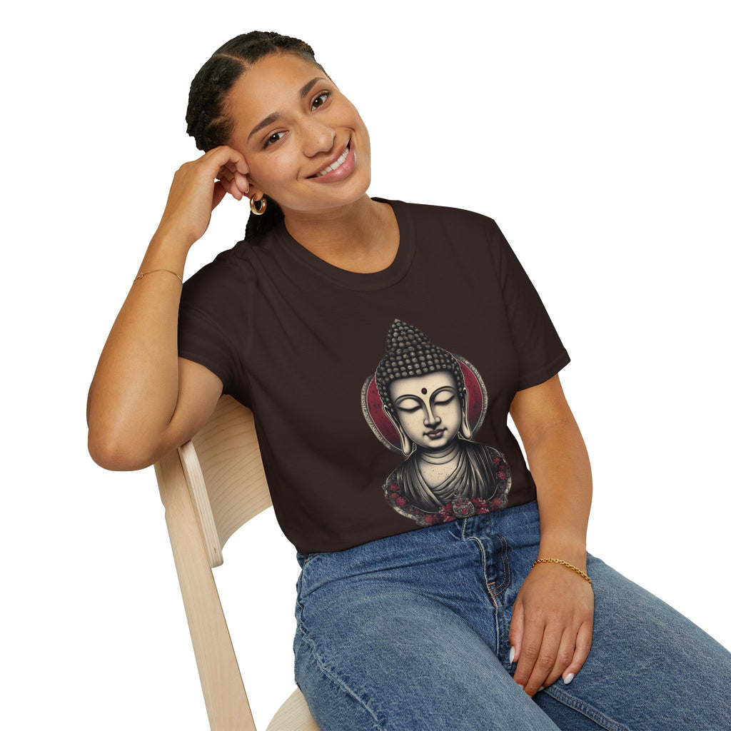 Buddha Portrait T-Shirt — Zen Meditation Graphic Tee