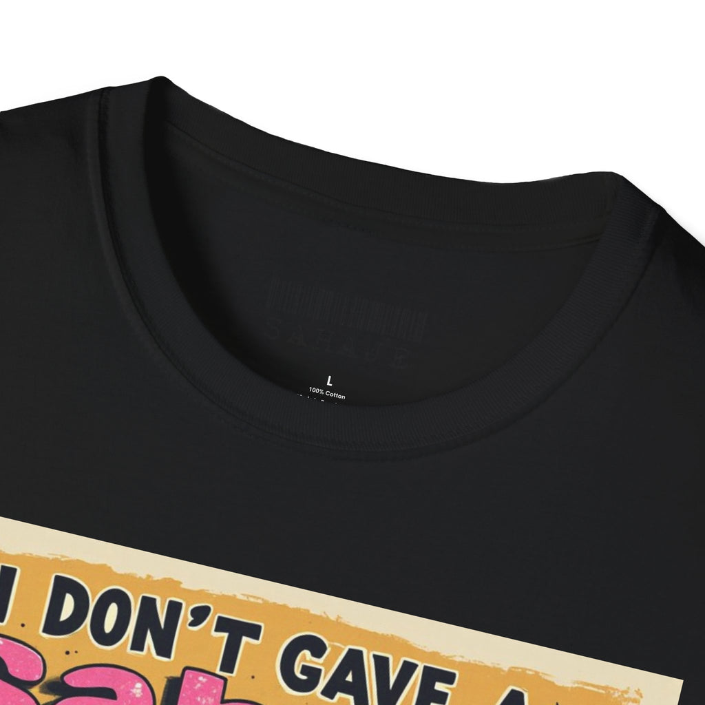 Don’t Give a Satrage T-Shirt — Funny Mouse & Donkey Cartoon Tee