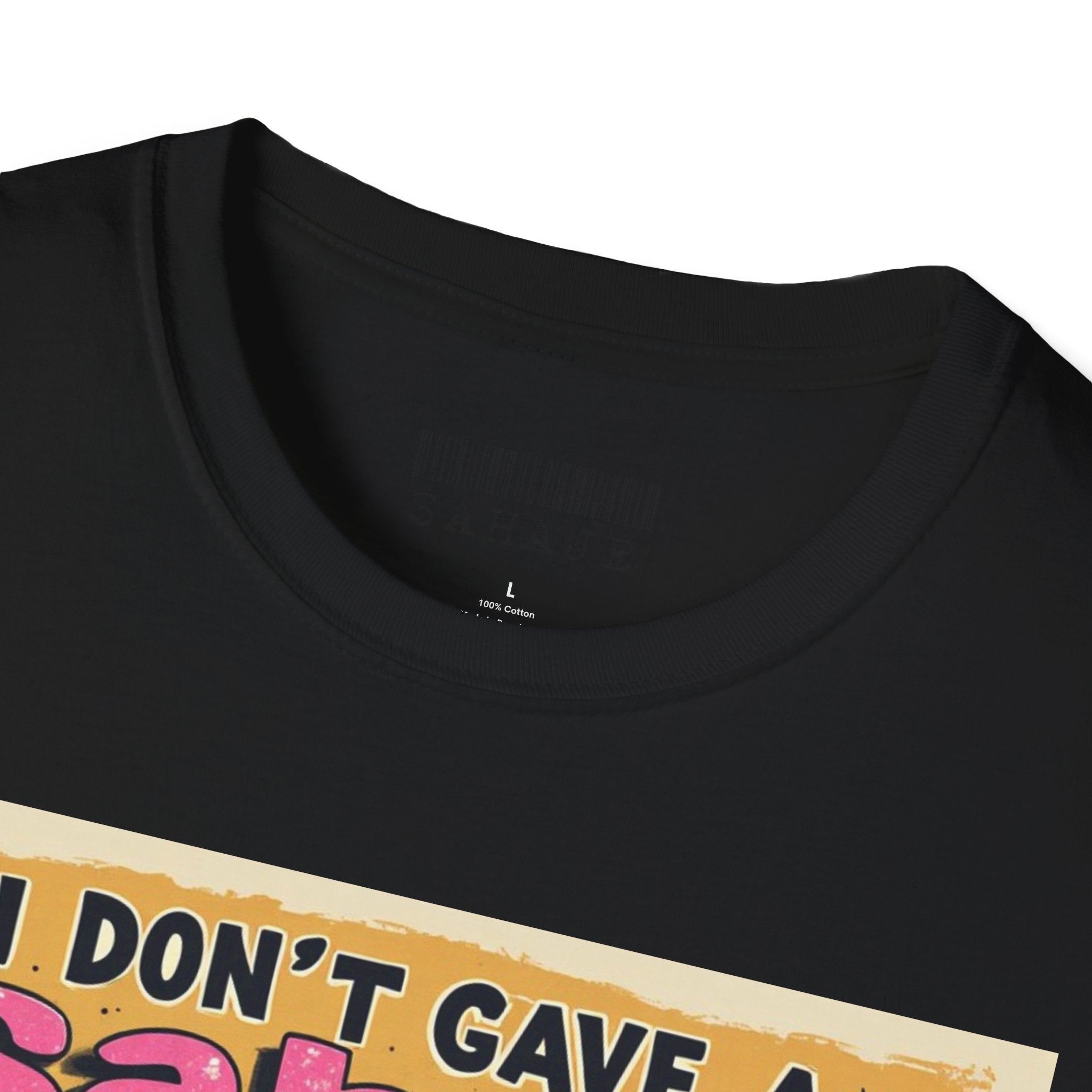 Don’t Give a Satrage T-Shirt — Funny Mouse & Donkey Cartoon Tee