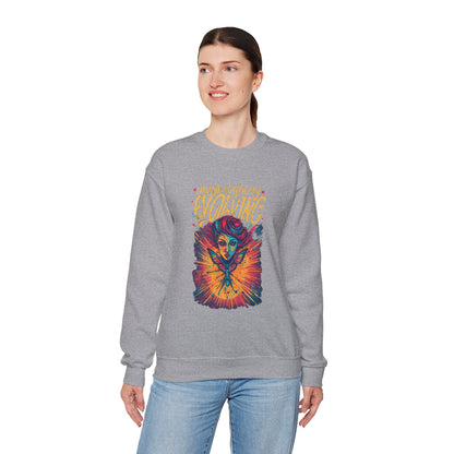 Evolving Butterfly Crewneck Sweatshirt — "Unafraid, Authentically Evolving" Inspirational Pullover