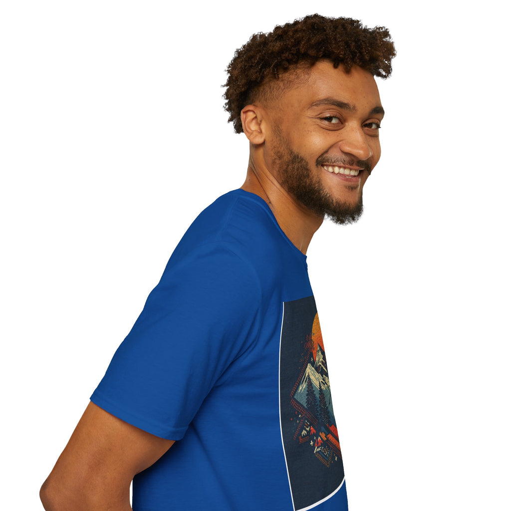 Retro Mountain Sunset T-Shirt