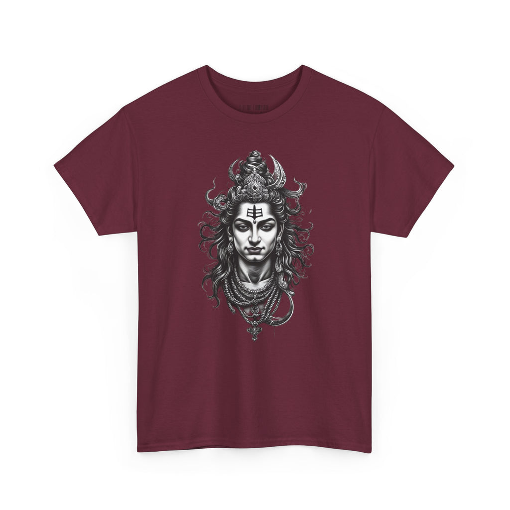 Shiva Portrait Tee — Hindu God Shiva Graphic T-Shirt