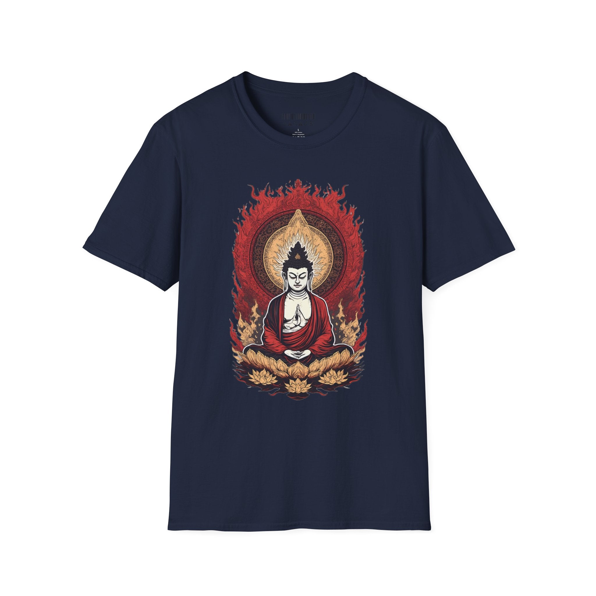 Buddha Lotus Meditation T-Shirt — Zen Buddhist Graphic Tee