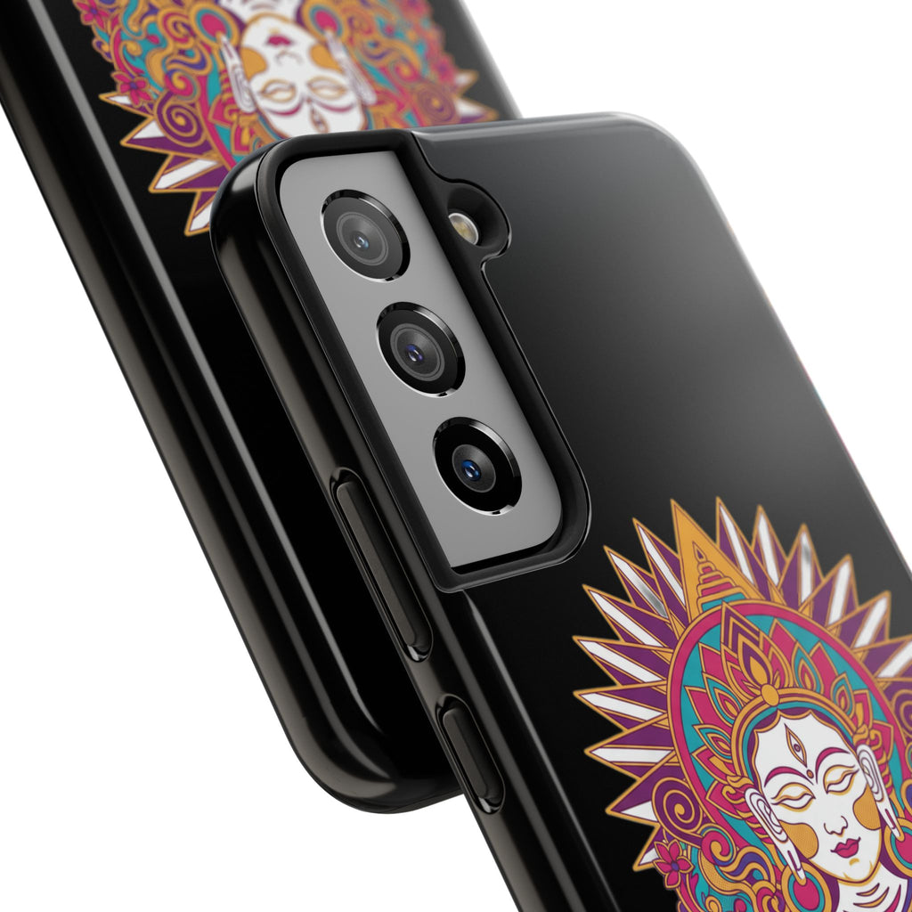 Buddha Mandala Tough Phone Case — Protective Spiritual iPhone Cover