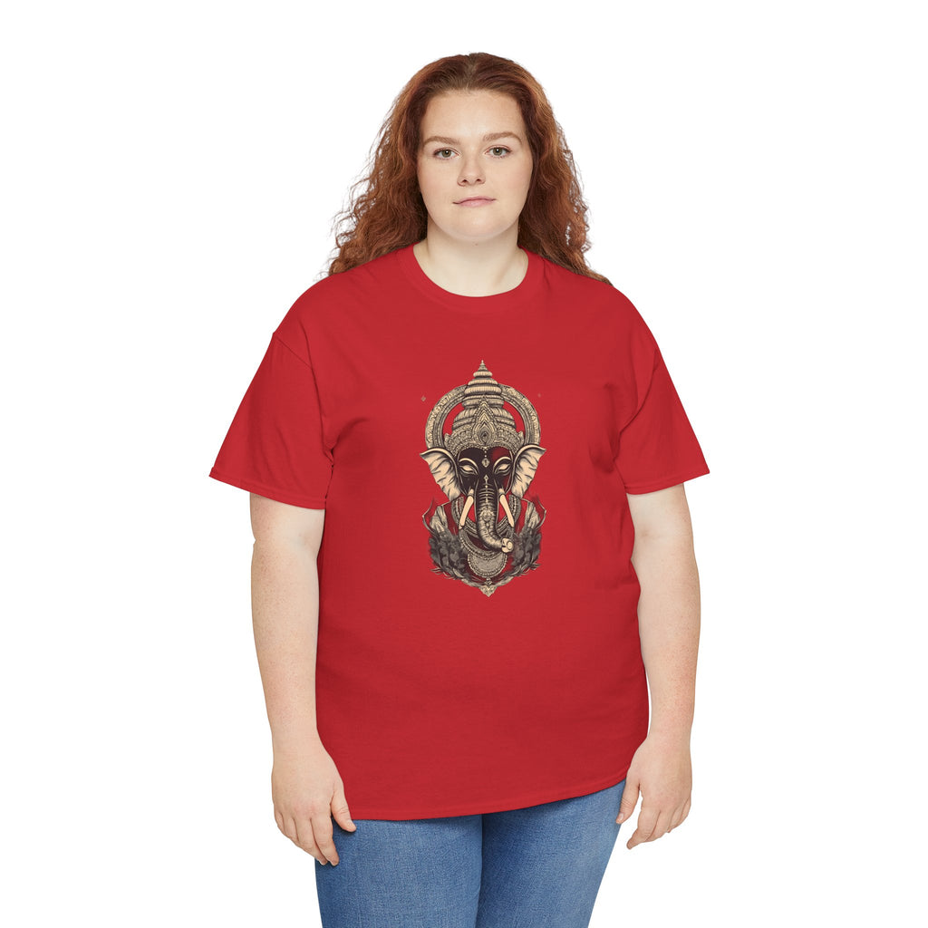 Elephant Mandala T‑Shirt — Spiritual Ganesha-Inspired Graphic Tee
